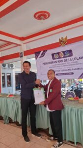 Mahasiswa KKN 23 Universitas Yudharta Pasuruan Resmi Tutup Pengabdian, Serahkan Website dan Peta Potensi Desa Lolawang