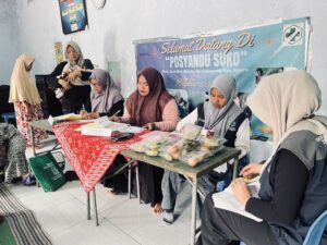 Mahasiswa KKN 23 Universitas Yudharta Pasuruan Sukseskan Pelayanan Posyandu di Empat Desa